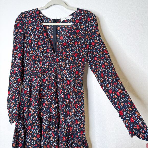 ALC Renata Black Floral Mini Dress - Picture 7 of 11